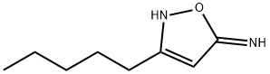 Isoxazole,  3-amyl-2,5-dihydro-5-imino-  (1CI) Struktur