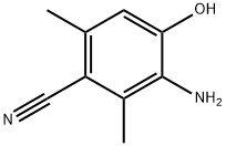 2,6-Xylonitrile,  3-amino-4-hydroxy-  (2CI) Struktur