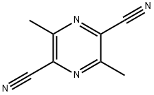 2,5-Pyrazinedinitrile,  3,6-dimethyl-  (2CI) Struktur