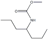 Carbamic  acid,  (-alpha--propylbutyl)-,  methyl  ester  (1CI) Struktur