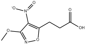 5-Isoxazolepropionic  acid,  3-methoxy-4-nitro-  (1CI) Struktur