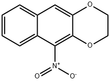 Naphtho[2,3-b]-p-dioxin,  2,3-dihydro-5-nitro-  (5CI) Struktur