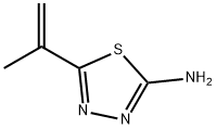 1,3,4-Thiadiazole,  2-amino-5-isopropenyl-  (5CI) Struktur