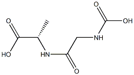 Alanine,  N-(N-carboxyglycyl)-,  DL-  (6CI) Struktur