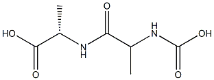 Alanine,  N-(N-carboxy-DL-alanyl)-,  DL-  (5CI) Struktur