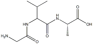 Alanine,  N-(N-glycyl-DL-valyl)-,  DL-  (5CI) Struktur