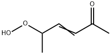 Hydroperoxide, 1-methyl-4-oxo-2-pentenyl (7CI) Struktur