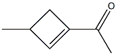 Ketone, methyl 3-methyl-1-cyclobuten-1-yl (7CI) Struktur