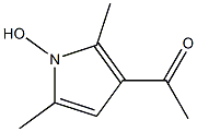 Ketone, 1-hydroxy-2,5-dimethylpyrrol-3-yl methyl (7CI) Struktur