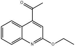 Ketone, 2-ethoxy-4-quinolyl methyl (7CI) Struktur