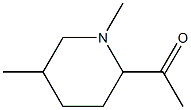 Ketone, 1,5-dimethyl-2-piperidyl methyl (7CI) Struktur