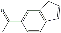 Ketone, inden-6-yl methyl (7CI) Struktur