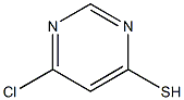 4-Pyrimidinethiol, 6-chloro- (6CI) Struktur