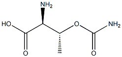 Threonine, carbamate, L- (6CI) Struktur