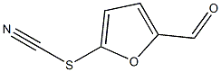 Thiocyanic acid, 5-formyl-2-furyl ester (6CI) Struktur