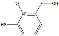 2-Pyridinemethanol, 6-mercapto-, 1-oxide (6CI) Struktur