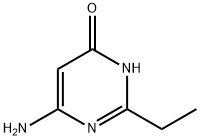 4-Pyrimidinol, 6-amino-2-ethyl- (6CI) Struktur