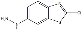 Benzothiazole, 2-chloro-6-hydrazino- (6CI) Struktur