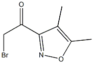 Ketone, bromomethyl 4,5-dimethyl-3-isoxazolyl (6CI) Struktur