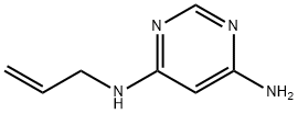 Pyrimidine, 4-(allylamino)-6-amino- (6CI) Struktur