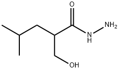 Valeric  acid,  2-(hydroxymethyl)-4-methyl-,  hydrazide  (6CI) Struktur