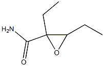 Valeramide, 2,3-epoxy-2-ethyl- (6CI) Struktur