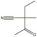 Acetoacetonitrile, 2-ethyl-2-methyl- (6CI) Struktur