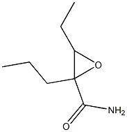 Valeramide, 2,3-epoxy-2-propyl- (6CI) Struktur