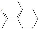 Ketone, 5,6-dihydro-4-methyl-2H-thiopyran-3-yl methyl (6CI) Struktur