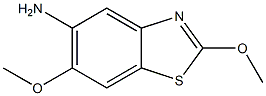 Benzothiazole, 5-amino-2,6-dimethoxy- (6CI) Struktur