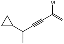 1-Hexen-3-yn-2-ol, 5-cyclopropyl- (6CI) Struktur