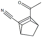 5-Norbornene-2-carbonitrile, 3-acetyl- (6CI) Struktur