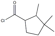 Cyclopentanecarbonyl chloride, 2,3,3-trimethyl- (6CI) Struktur