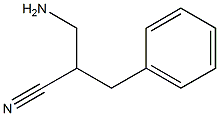 Hydrocinnamonitrile,  -alpha--(aminomethyl)-  (6CI) Struktur