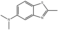 Benzothiazole, 5-dimethylamino-2-methyl- (6CI) Struktur