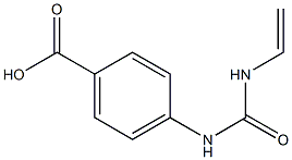 Benzoic acid, p-3-vinylureido- (6CI) Struktur