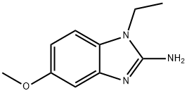 Benzimidazole, 2-amino-1-ethyl-5-methoxy- (6CI) Struktur