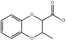 1,4-Benzodioxan-2-carbonyl chloride, 3-methyl- (6CI) Struktur