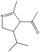 Ketone, 4-isopropyl-2-methyl-1-pyrrolin-3-yl methyl (6CI) Struktur