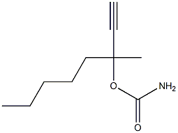 Carbamic acid, 1-methyl-1-pentyl-2-propynyl ester (6CI) Struktur