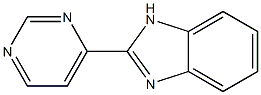 Benzimidazole, 2-(4-pyrimidinyl)- (6CI) Struktur