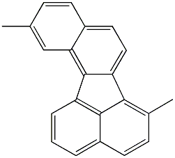 1,8-dimethylbenzo[j]fluoranthene Struktur