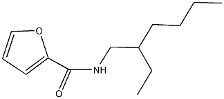 N-(2-ethylhexyl)-2-furamide Struktur