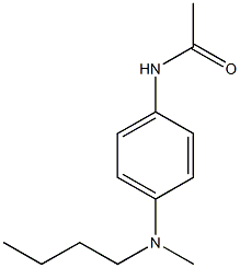 N-{4-[butyl(methyl)amino]phenyl}acetamide Struktur