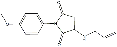 3-(allylamino)-1-(4-methoxyphenyl)pyrrolidine-2,5-dione Struktur