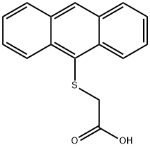 (9-anthrylsulfanyl)acetic acid Struktur