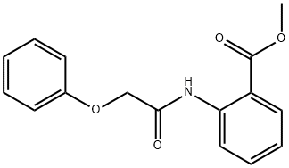 methyl 2-[(phenoxyacetyl)amino]benzoate Struktur