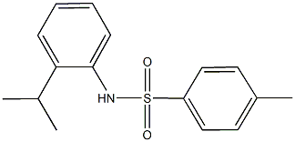 N-(2-isopropylphenyl)-4-methylbenzenesulfonamide Struktur