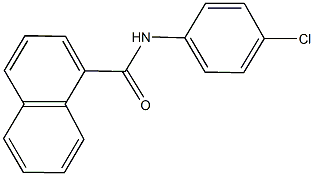 N-(4-chlorophenyl)-1-naphthamide Struktur