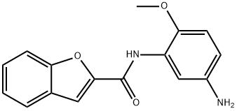 N-(5-amino-2-methoxyphenyl)-1-benzofuran-2-carboxamide Struktur